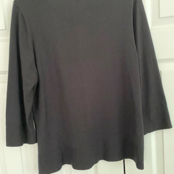 Coldwater Creek Black Cardigan Size L - Picture 2 of 4